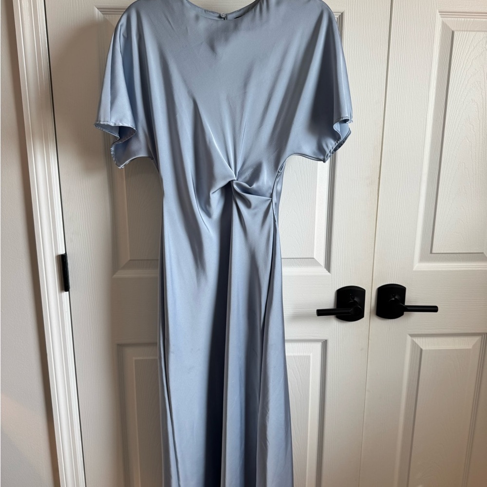 Elegant Blue Women's Dress
